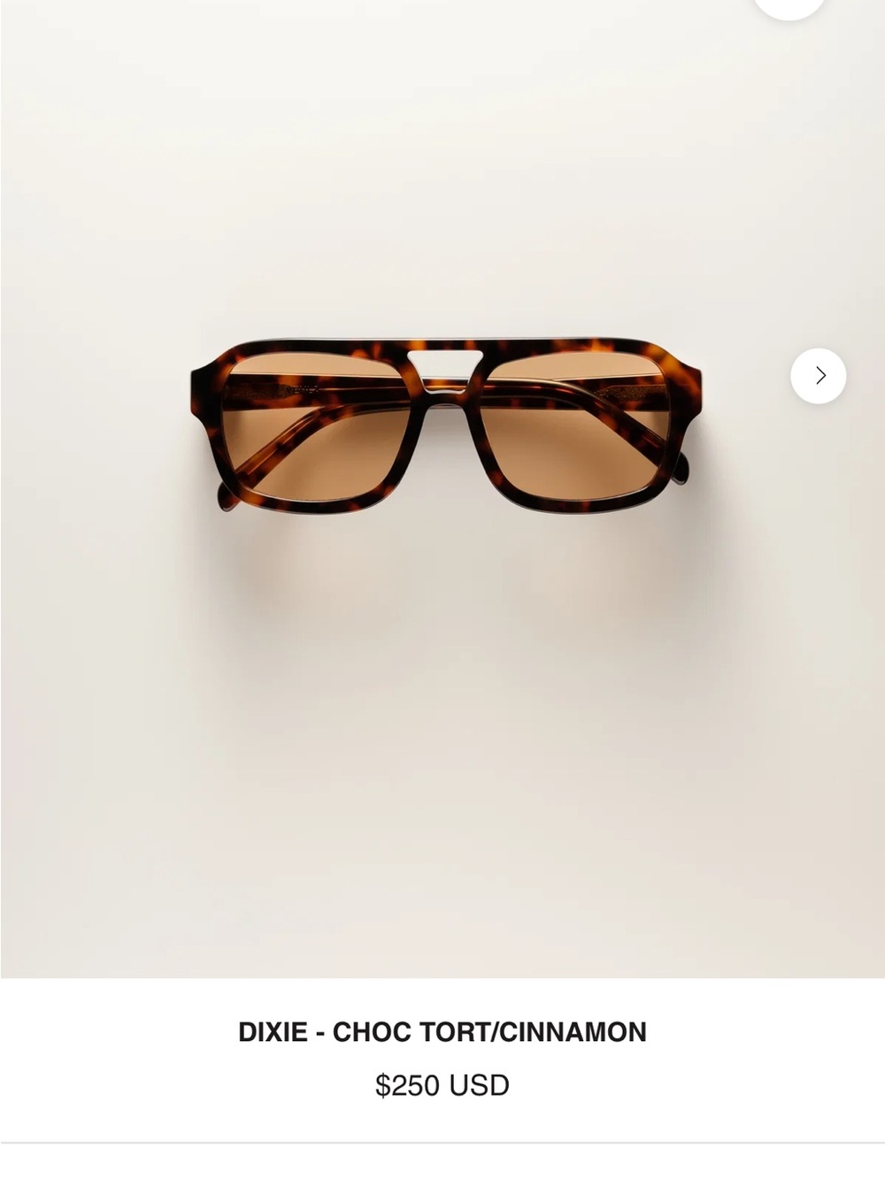 VEHLA Dixie Tortoiseshell Eyewear Temple - Brown